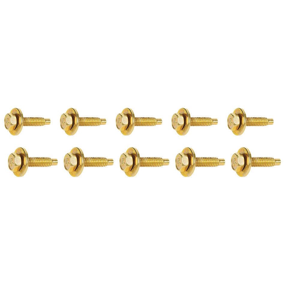 Allstar Performance ALL16554 Body Bolt 1-1/8in 10pk Gold