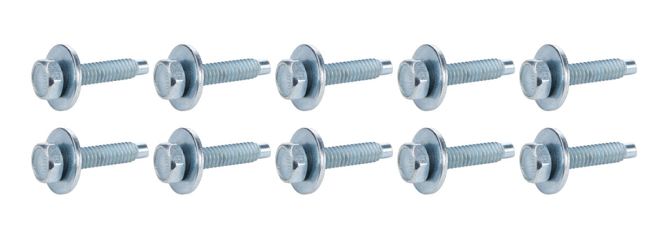 Allstar Performance ALL16555 Body Bolt 1-1/8in 10pk Silver