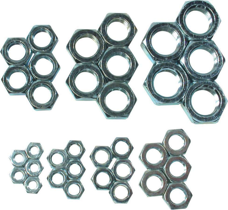 Allstar Performance ALL18290 RH Jam Nut Assortment Steel