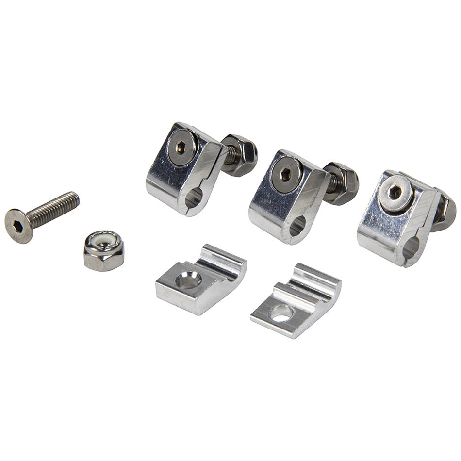Allstar Performance ALL18320 2pc Alum Line Clamps 3/16in 4pk