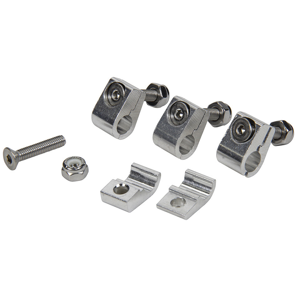 Allstar Performance ALL18322 2pc Alum Line Clamps 5/16in 4pk