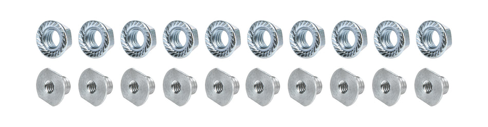 Allstar Performance ALL18548-10 Threaded Nut Insert Aluminum 10pk