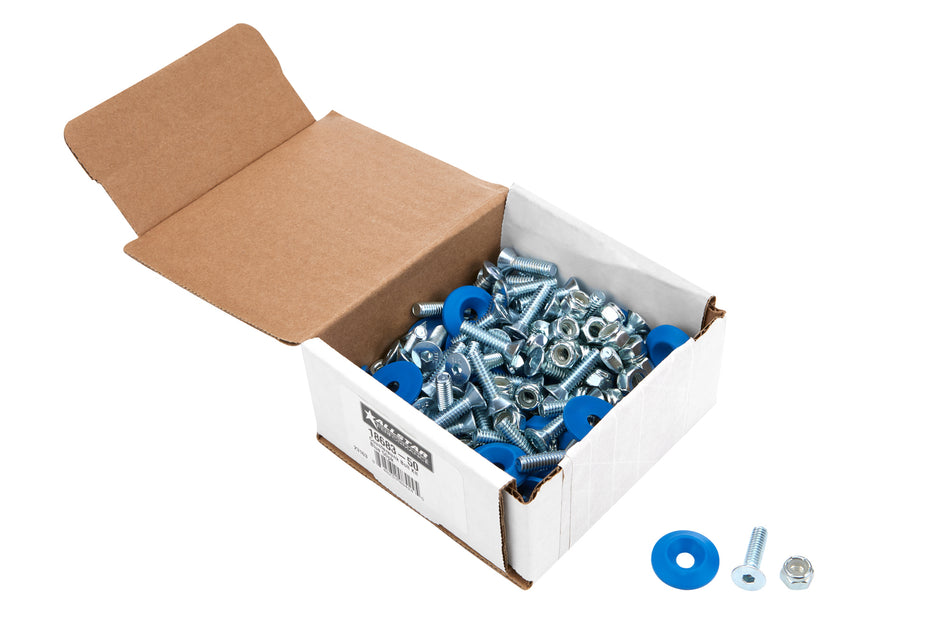 Allstar Performance ALL18683-50 Countersunk Bolt Kit Blue 50pk