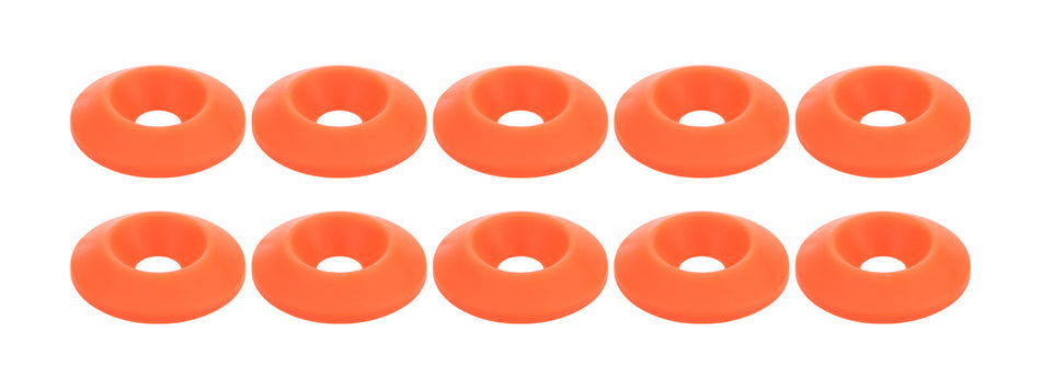 Allstar Performance ALL18699 Countersunk Washer Fluorescent Orange 10pk