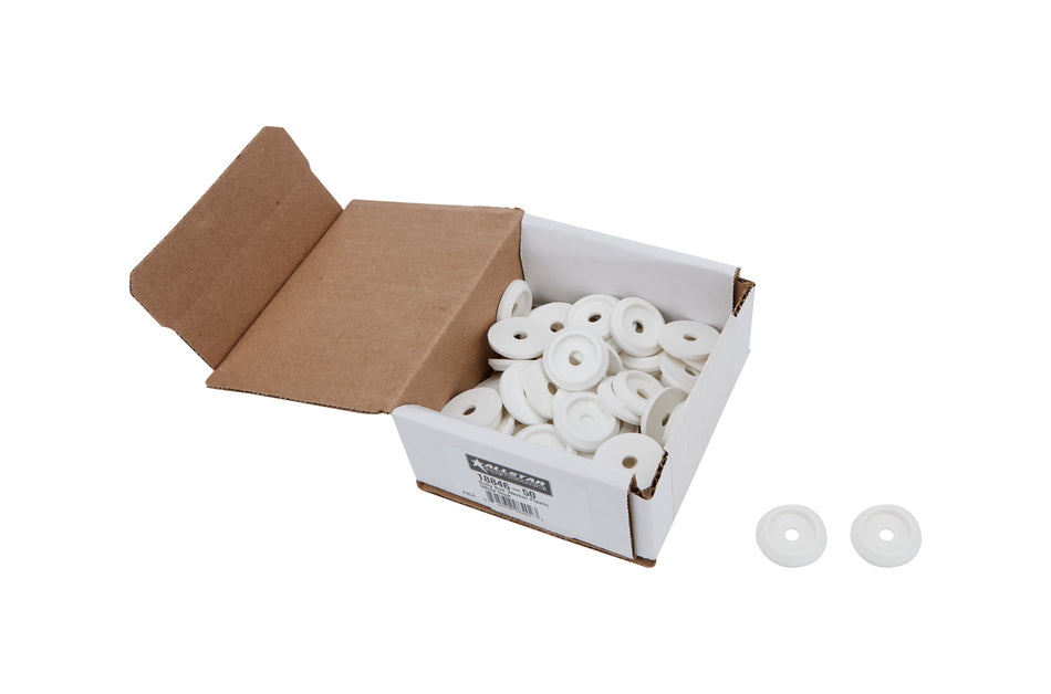 Allstar Performance ALL18846-50 Body Bolt Washer Plastic White 50pk