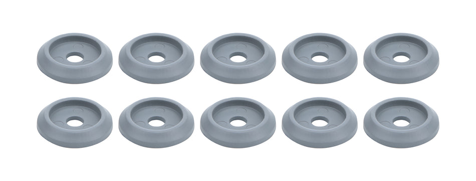 Allstar Performance ALL18850 Body Bolt Washer Plastic Silver 10pk