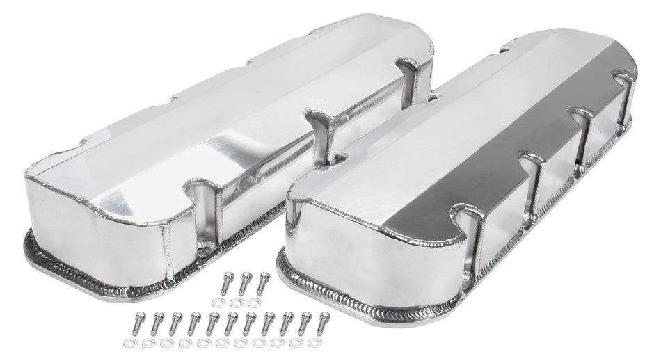 Allstar Performance ALL26176 Valve Covers BBC Fab Aluminum w/o Holes