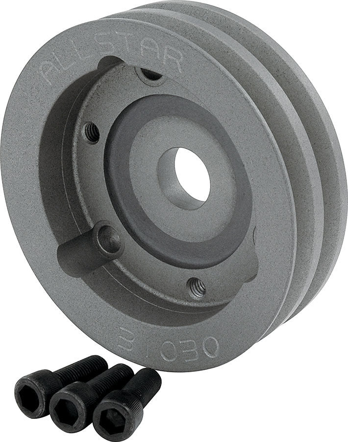 Allstar Performance ALL31030 Crank Pulley 2 Groove 4.750in Dia