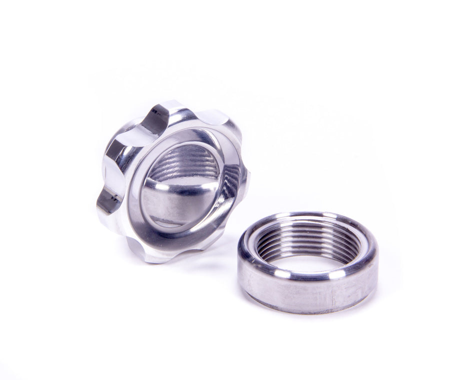 Allstar Performance ALL36169 Filler Cap Polished with Weld-In Steel Bung Small