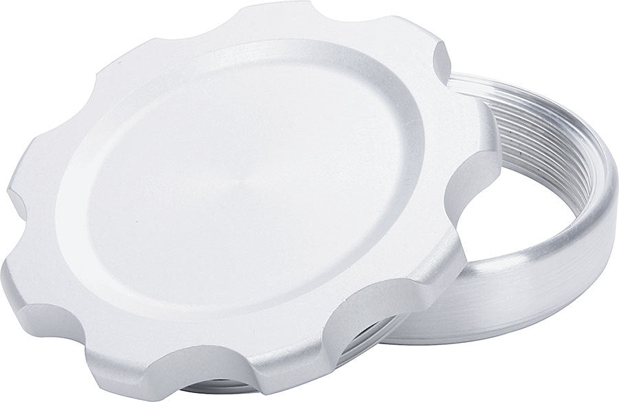 Allstar Performance ALL36170 Filler Cap Silver with Weld-In Alum Bung