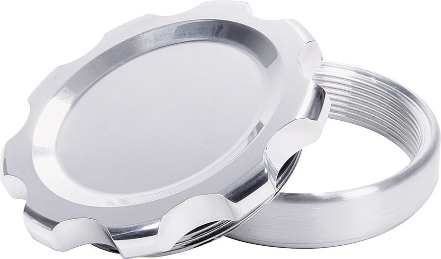 Allstar Performance ALL36173 Filler Cap Polished with Weld-In Alum Bung Large