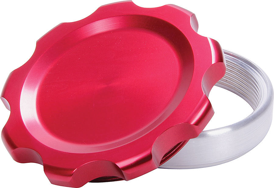 Allstar Performance ALL36176 Filler Cap Red with Weld-In Steel Bung Large