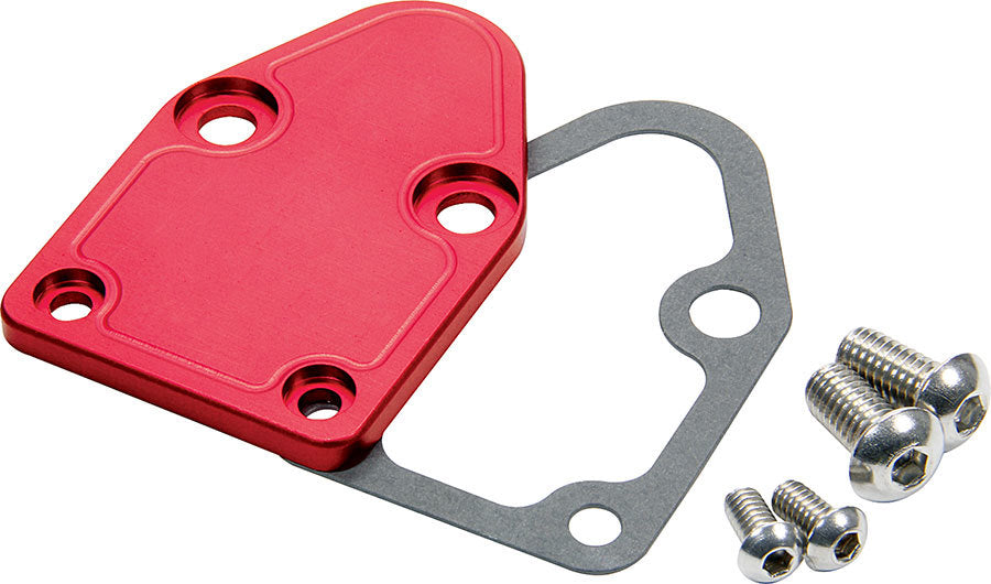 Allstar Performance ALL40302 SBC F/P Block Off Plate Red