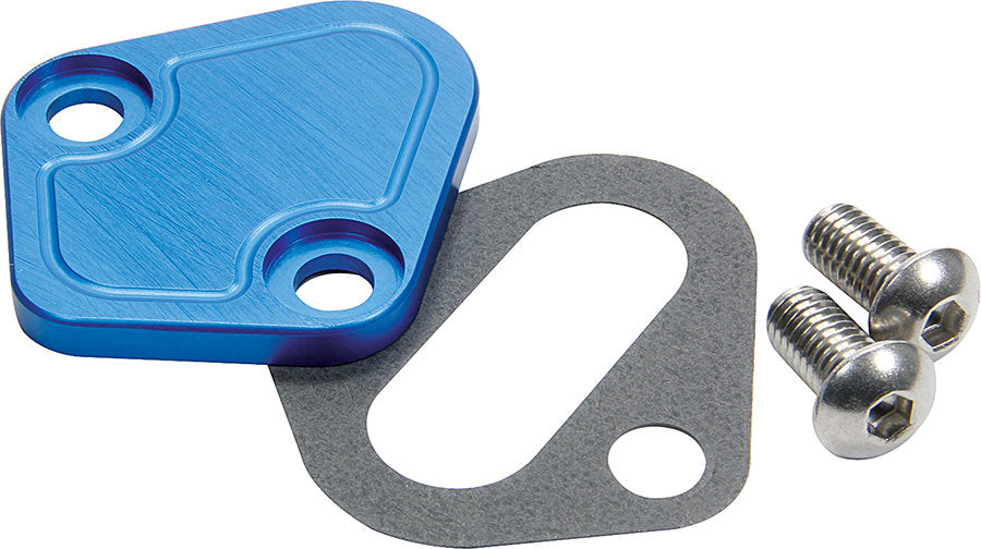 Allstar Performance ALL40303 BBC F/P Block Off Plate Blue