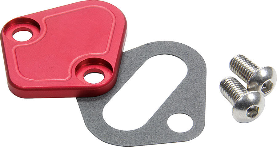 Allstar Performance ALL40305 BBC F/P Block Off Plate Red