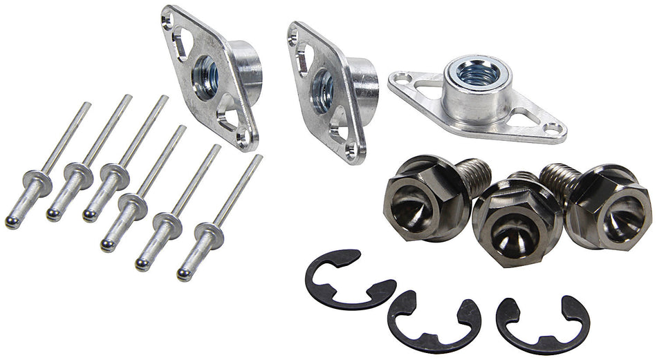 Allstar Performance ALL44266 Sprint Wheel Cover Bolt Kit Titanium