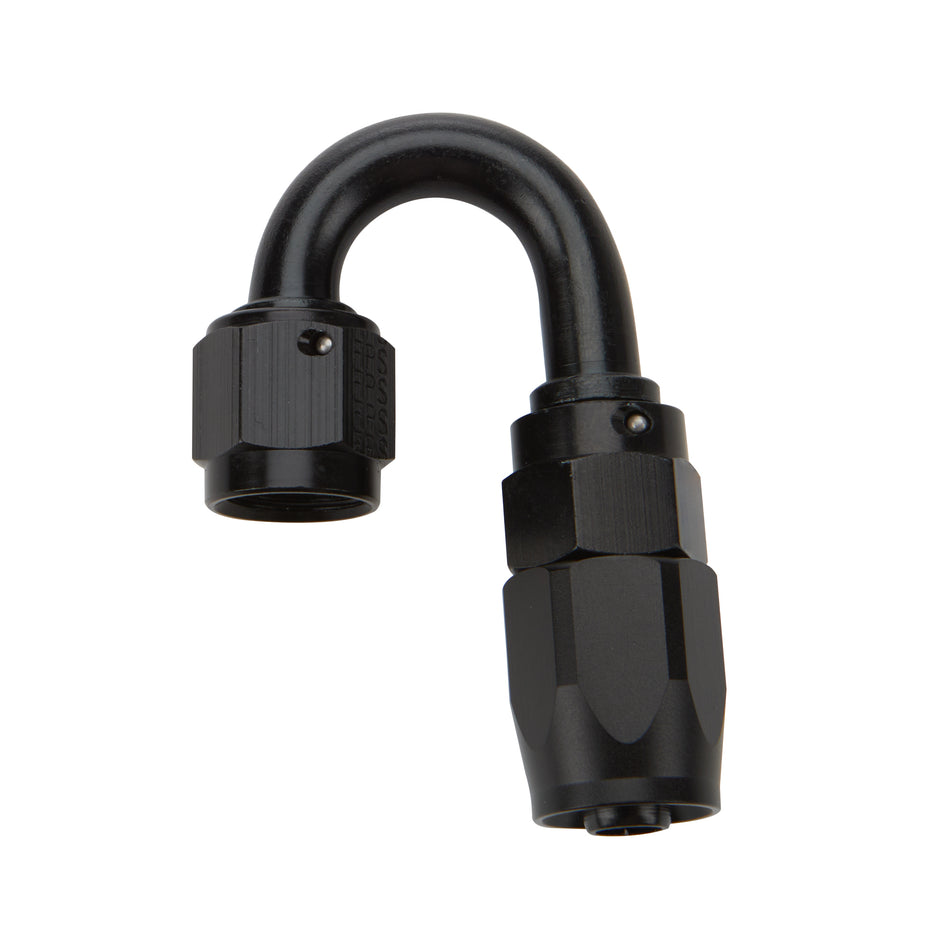 Allstar Performance ALL49385 Reusable Hose End Black 180 Deg Elbow -12