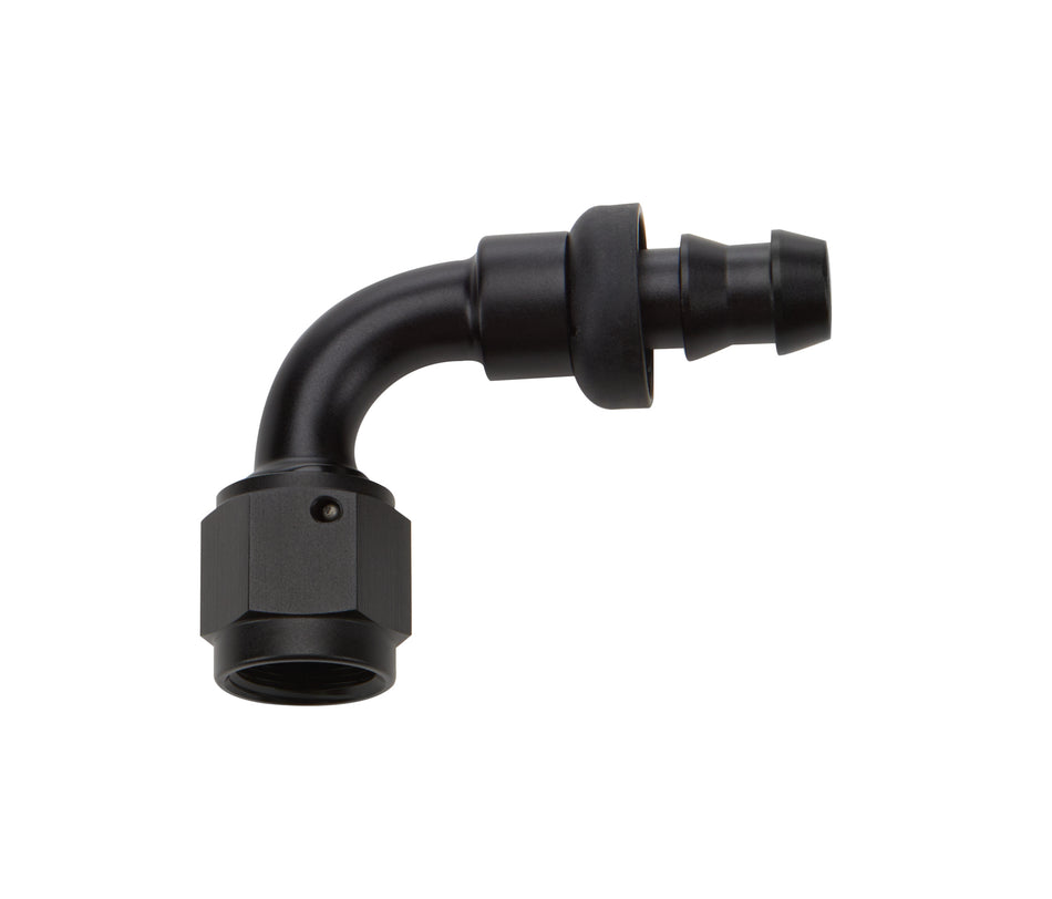 Allstar Performance ALL49452 Pushlock Hose End Black 90 Deg Elbow -6