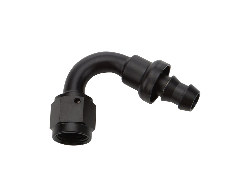 Allstar Performance ALL49462 Pushlock Hose End Black 120 Deg Elbow -6
