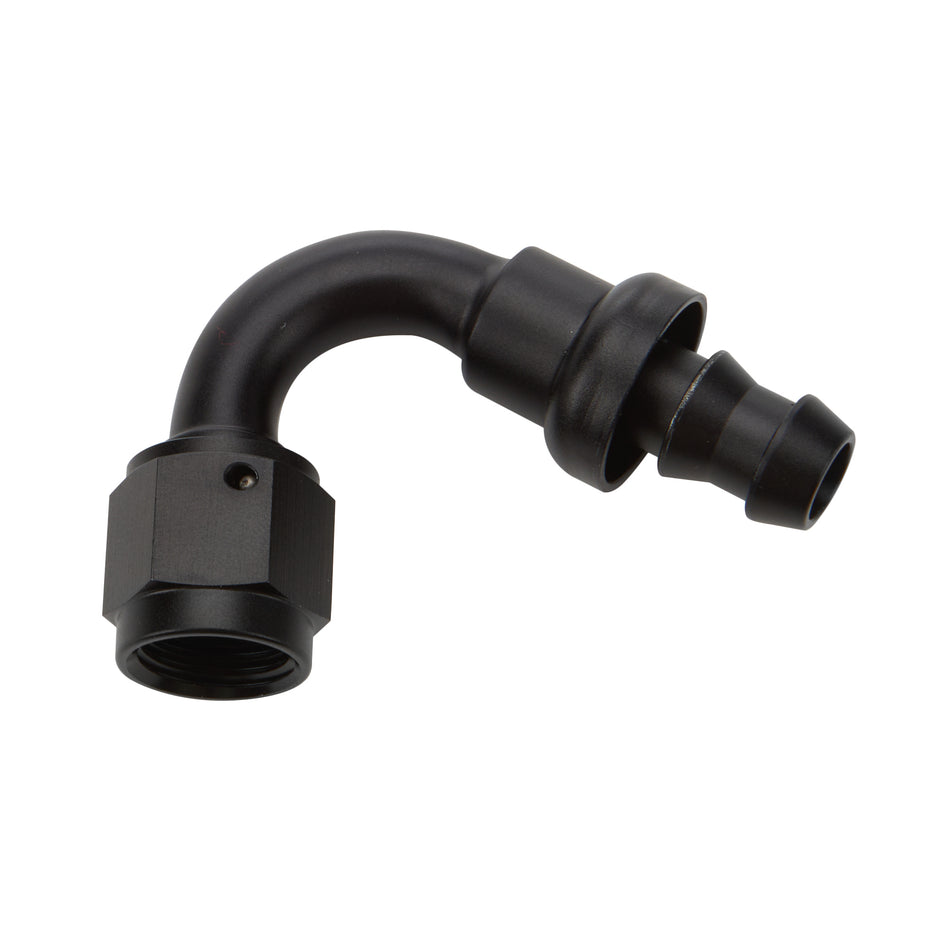 Allstar Performance ALL49463 Pushlock Hose End Black 120 Deg Elbow -8