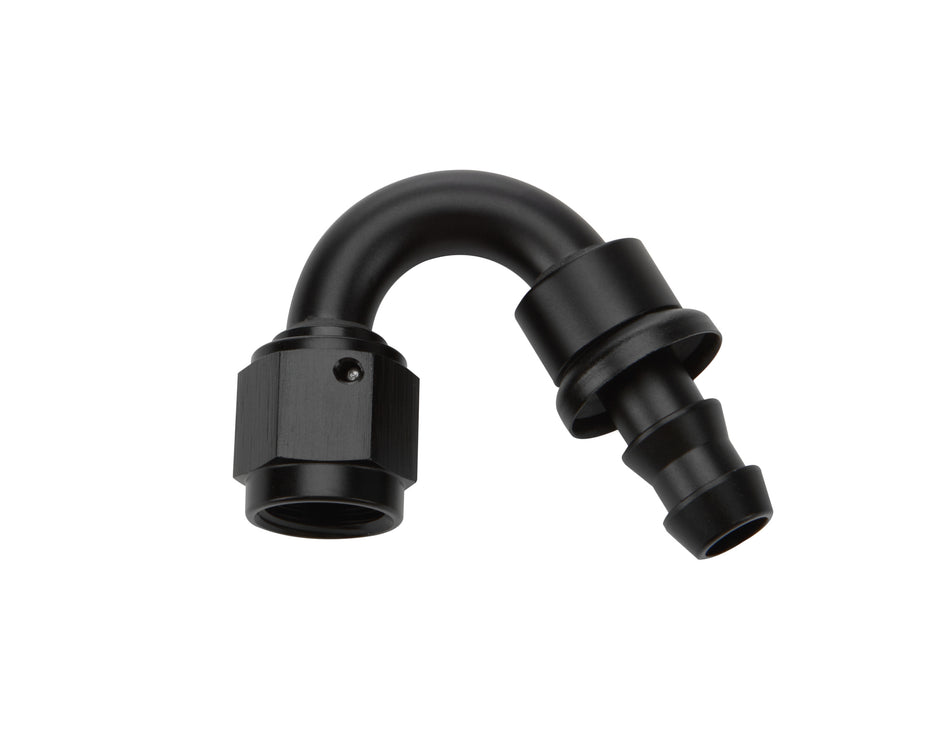 Allstar Performance ALL49472 Pushlock Hose End Black 150 Deg Elbow -6