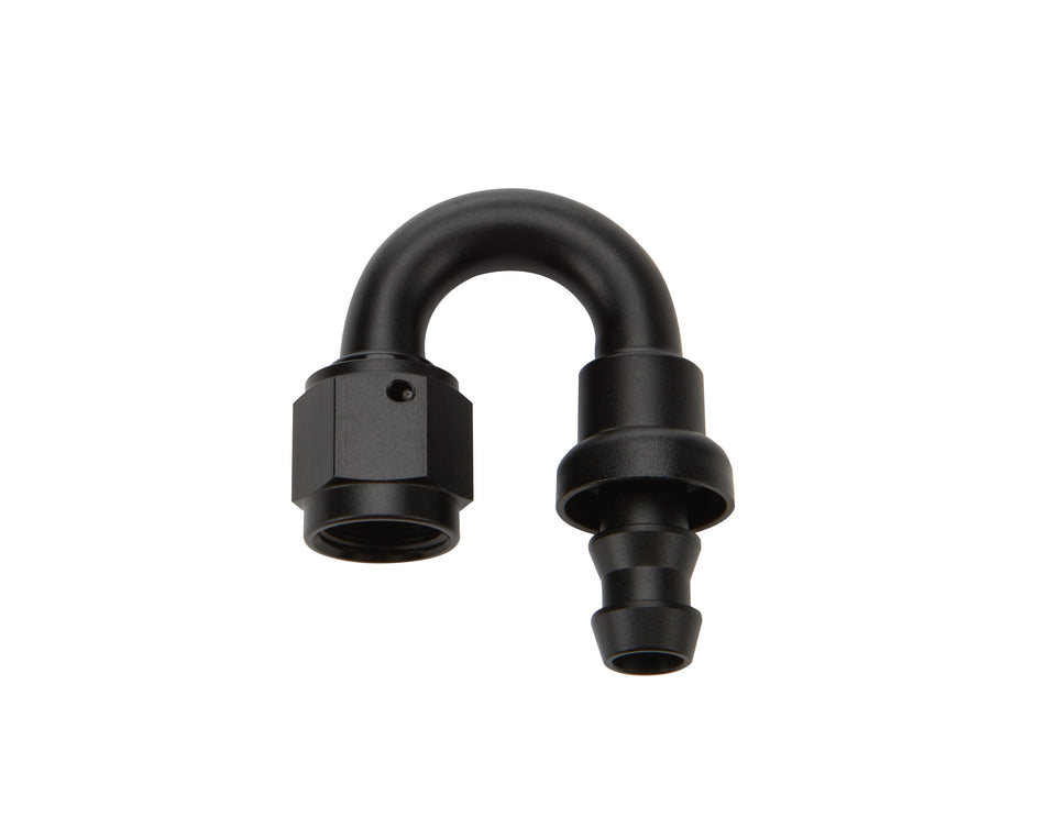 Allstar Performance ALL49482 Pushlock Hose End Black 180 Deg Elbow -6