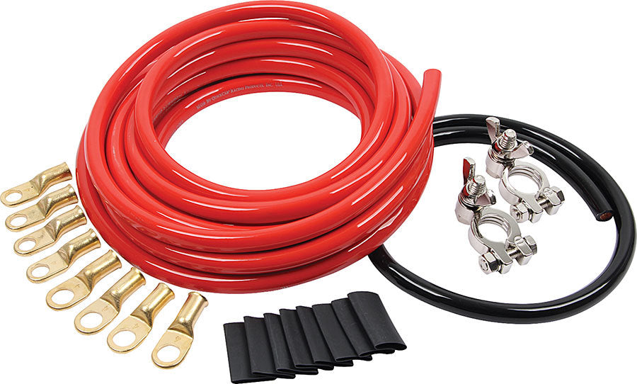 Allstar Performance ALL76110 Battery Cable Kit 2 Gauge 1 Battery