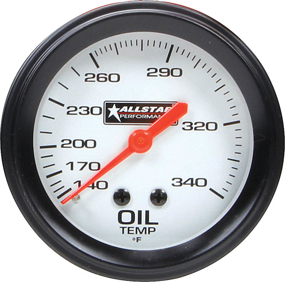 Allstar Performance ALL80097 Oil Temp Gauge 140-340F 2-5/8in