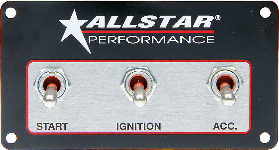 Allstar Performance ALL80165 Weatherproof Switch Panel Three Switches