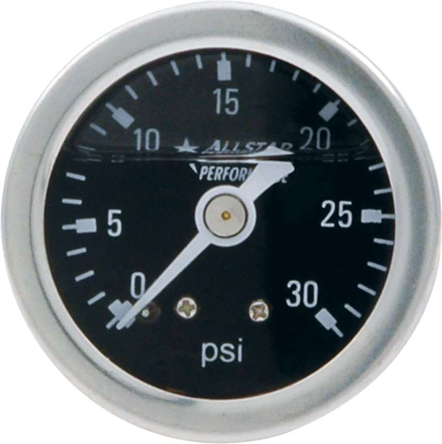 Allstar Performance ALL80202 1.5in Gauge 0-30 PSI Liquid Filled