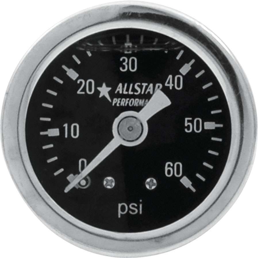 Allstar Performance ALL80204 1.5in Gauge 0-60 PSI Liquid Filled