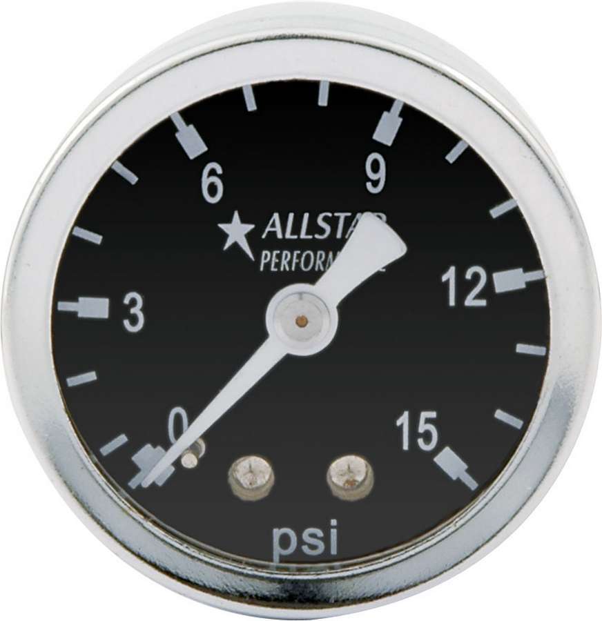 Allstar Performance ALL80210 1.5in Gauge 0-15 PSI Dry Type