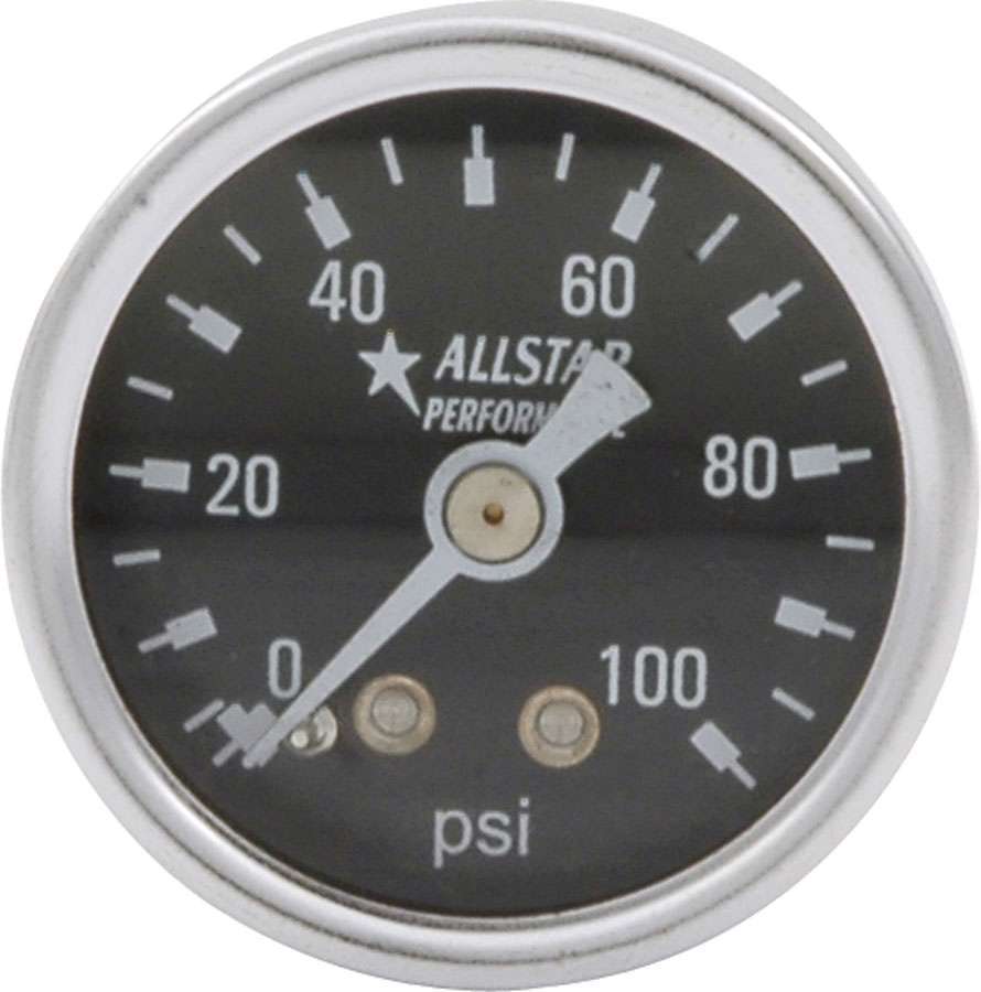 Allstar Performance ALL80216 1.5in Gauge 0-100 PSI Dry Type