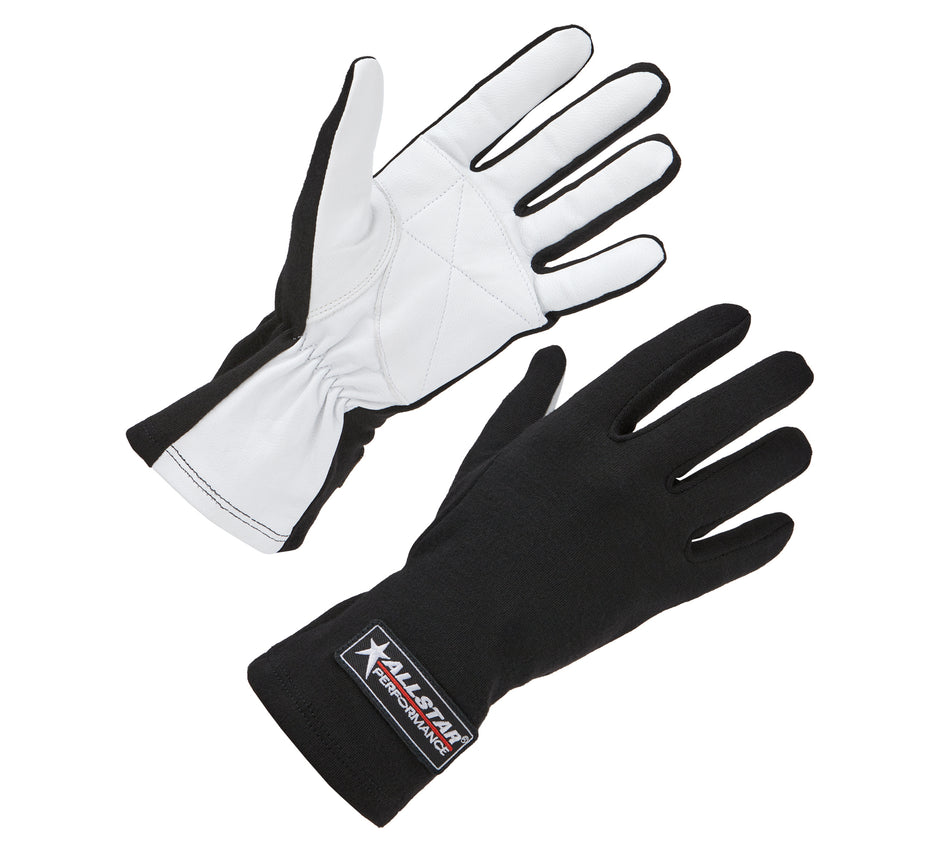 Allstar Performance ALL910011 Driving Gloves Non-SFI S/L Black Small