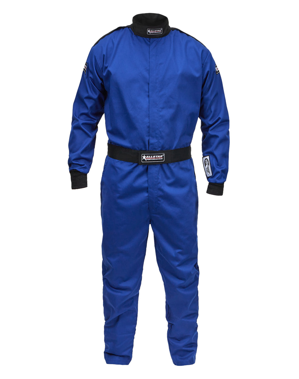 Allstar Performance ALL931024 Driving Suit SFI 3.2A/1 S/L Blue Large