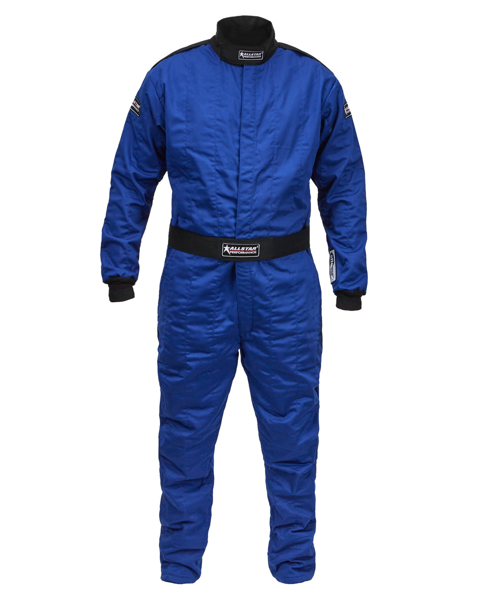 Allstar Performance ALL935022 Driving Suit SFI 3.2A/5 M/L Blue Medium