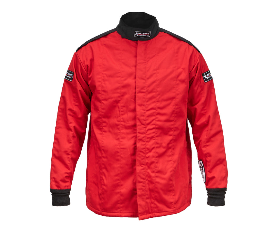 Allstar Performance ALL935172 Driving Jacket SFI3.2A/5 M/L Red Medium