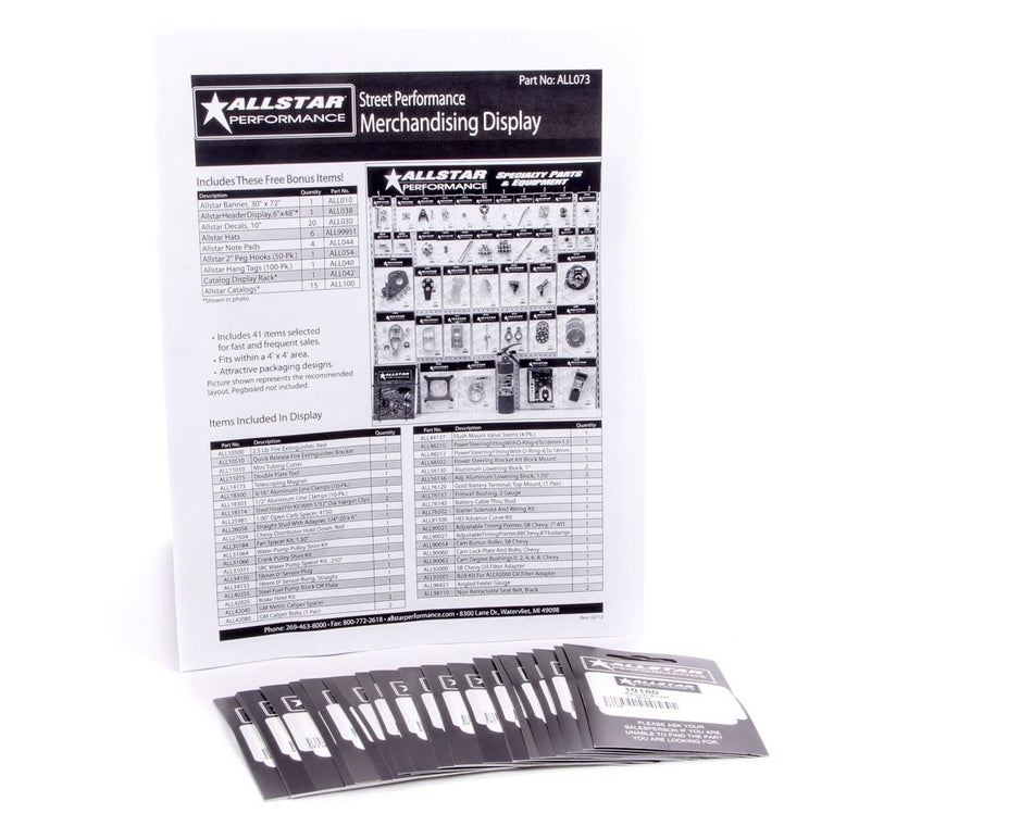 Allstar Performance ALL99156 Merchandising Display Components for ALL073