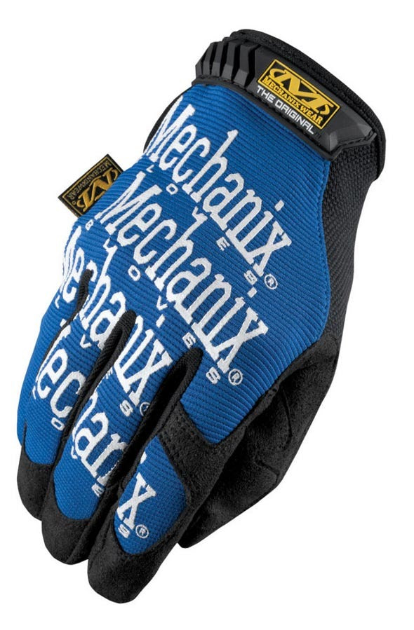 Mechanix Wear MG-03-010 Mech Gloves Blue Lrg