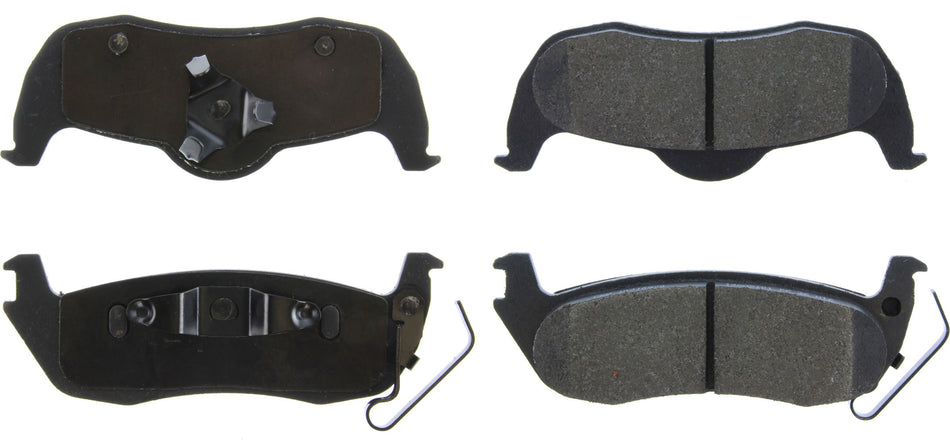 Centric Parts 104.1087 Posi-Quiet Semi-Metallic Brake Pads with Hardwar