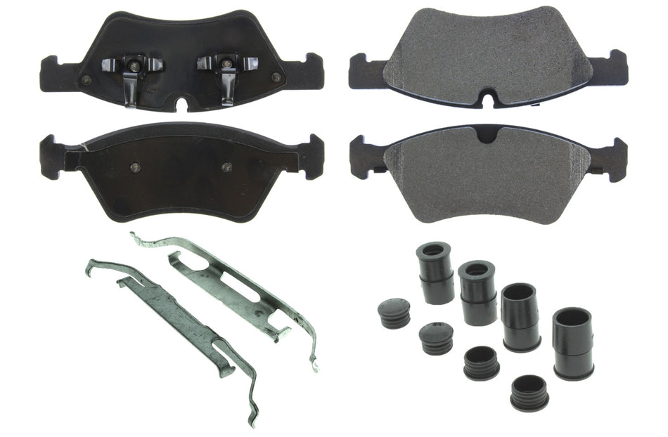 Centric Parts 104.1123 Posi-Quiet Semi-Metallic Brake Pads with Hardwar