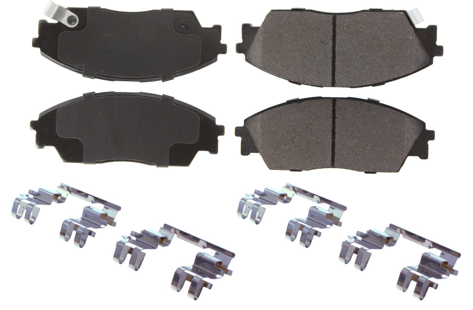 Centric Parts 105.0373 Posi-Quiet Ceramic Brake Pads with Shims and Har