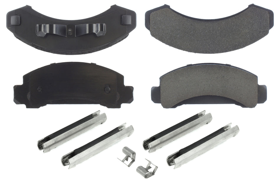 Centric Parts 105.0387 Posi-Quiet Ceramic Brake Pads with Shims and Har