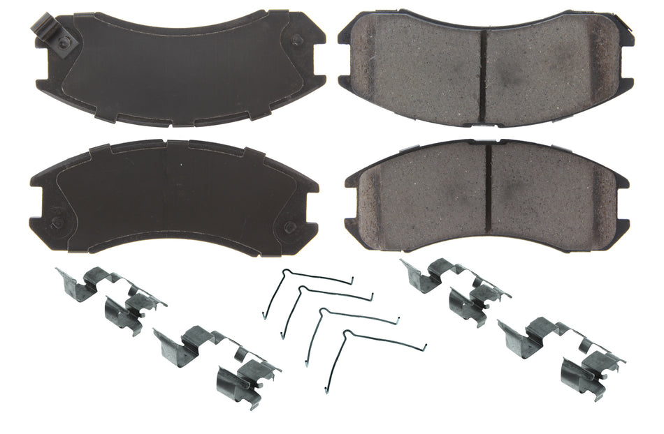 Centric Parts 105.0399 Posi-Quiet Ceramic Brake Pads with Shims and Har