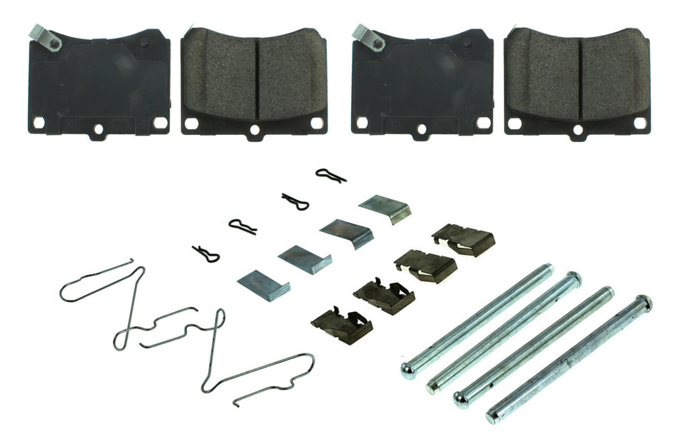 Centric Parts 105.0473 Posi-Quiet Ceramic Brake Pads with Shims and Har