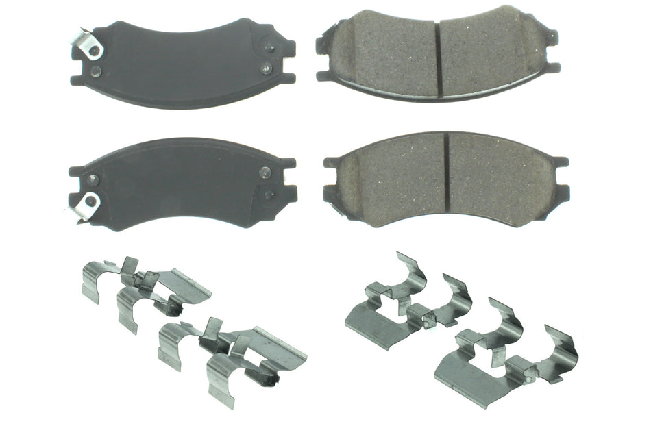 Centric Parts 105.0507 Posi-Quiet Ceramic Brake Pads with Shims and Har