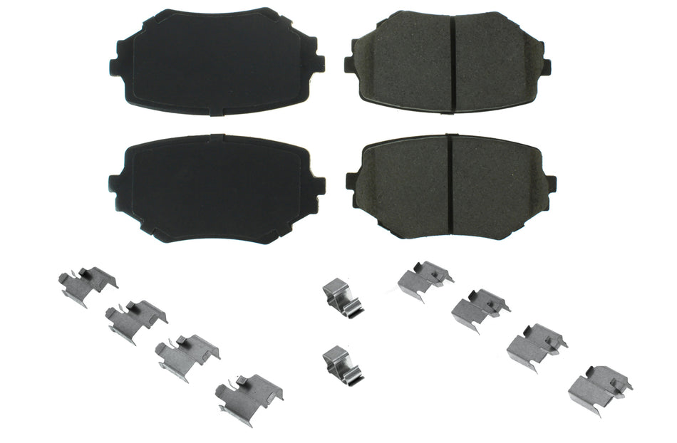 Centric Parts 105.068 Posi-Quiet Ceramic Brake Pads with Shims and Har