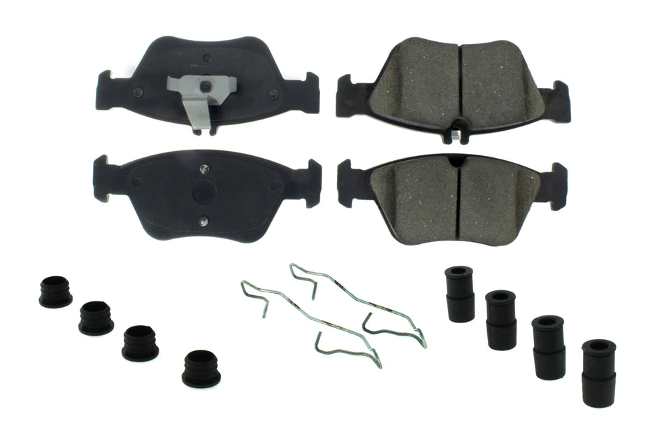 Centric Parts 105.071 Posi-Quiet Ceramic Brake Pads with Shims and Har