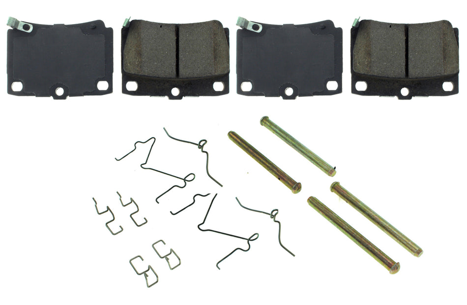 Centric Parts 105.0733 Posi-Quiet Ceramic Brake Pads with Shims and Har