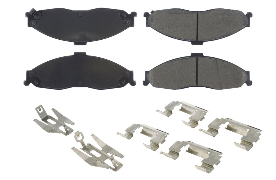 Centric Parts 105.0749 Posi-Quiet Ceramic Brake Pads with Shims and Har